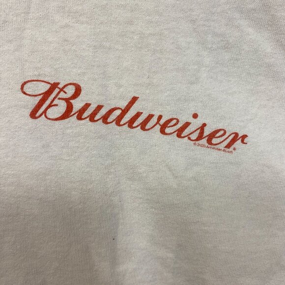 World Renowned Budweiser King Of Beers Crop Top Promo T-Shirt Large - Picture 3 of 6